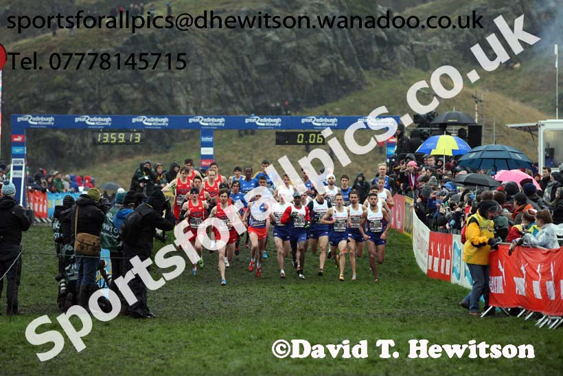 Senior mens Great Edinburgh Cross Country. Photo: David T. Hewitson/Sports for All Pics